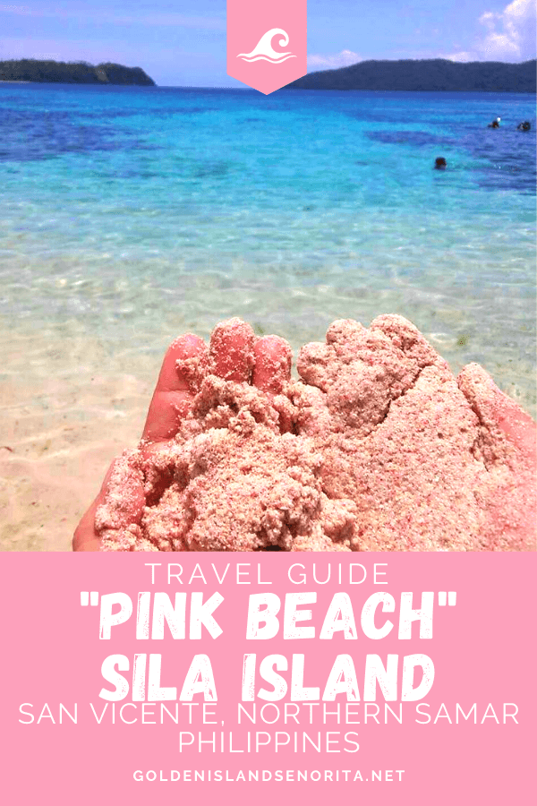 "Pink Beach" Sila Island in Northern Samar, Philippines