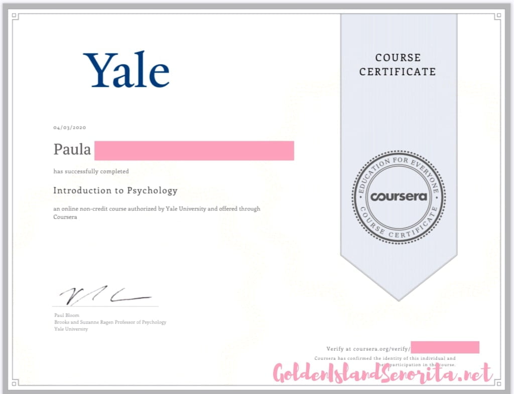 coursera online certificate polly amora things to do online 001 1 More FREE Online Activities to Keep You Sane (and Maybe Even Smarter) During Quarantine! Home Quarantine Activities, lockdown activities, Online Activities For Free, Stay At Home, Stay At Home Activities