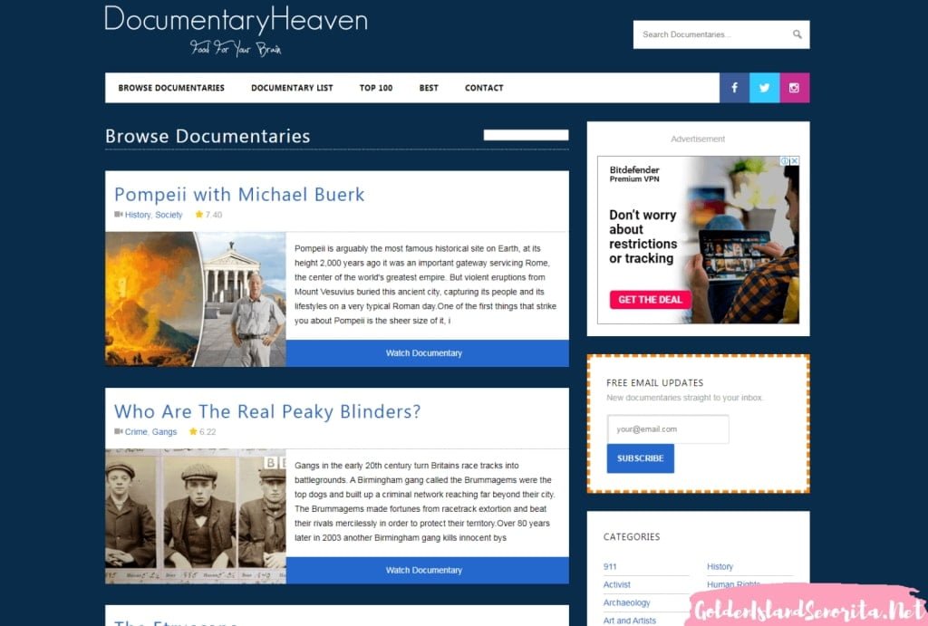 fun and free things to do online watch documentaries online 001 More FREE Online Activities to Keep You Sane (and Maybe Even Smarter) During Quarantine! Home Quarantine Activities, lockdown activities, Online Activities For Free, Stay At Home, Stay At Home Activities