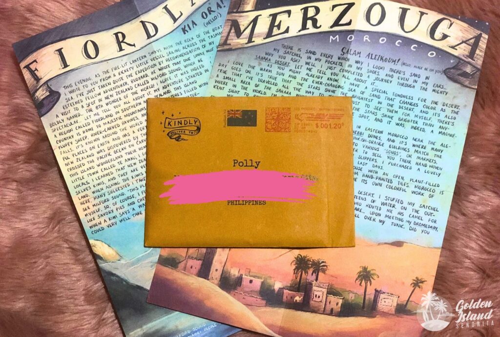 letters from afar 003 Letters From Afar: Travel the World Through Handcrafted Letters Anniversary Gift, Creative Writing, Gift for Traveler, Gift for Travelers, Letters From Afar, LFA, Snail Mail, Traveler, Traveling Letters, Travelling Letters