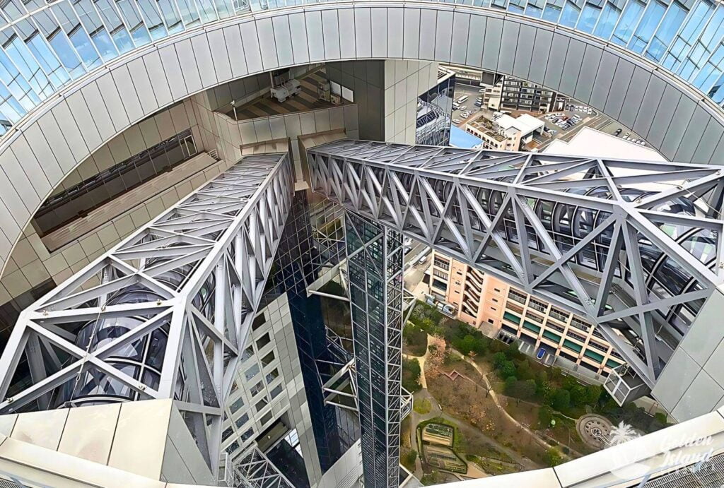 umeda sky building osaka japan 002a Umeda Sky Building in Osaka, Japan: A Comprehensive Travel Guide Japan Travel Guide, Japan Travel Tips, Osaka Adventure, Osaka Travel Guide, Umeda Sky Building