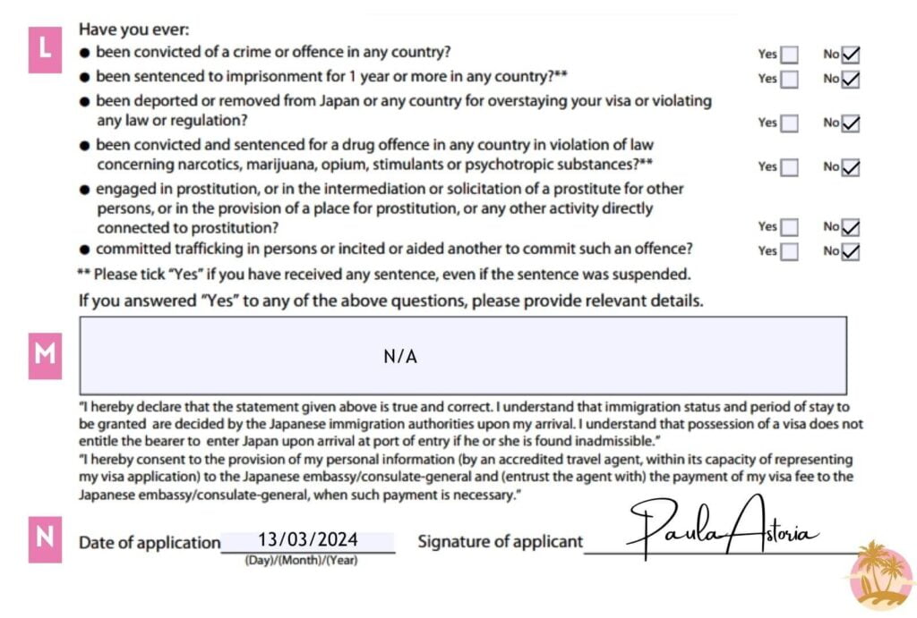 JAPAN VISA APPLICATION FORM (For Tourist): A Step-by-Step Guide on How To Fill Out the Form + Savvy Tips + Expenses 6 JAPAN VISA APPLICATION FORM