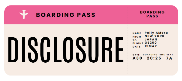 disclosure boarding pass Disclaimer, Disclosure & Privacy Policy