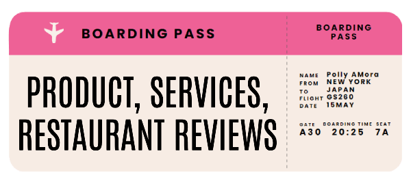 product service restaurant reviews boarding pass Disclaimer, Disclosure & Privacy Policy