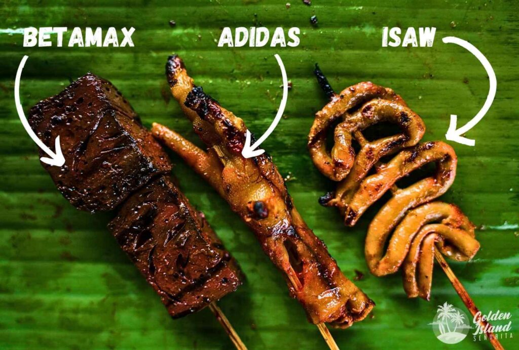 Filipino Street Foods: Isaw, Betamax, Isaw