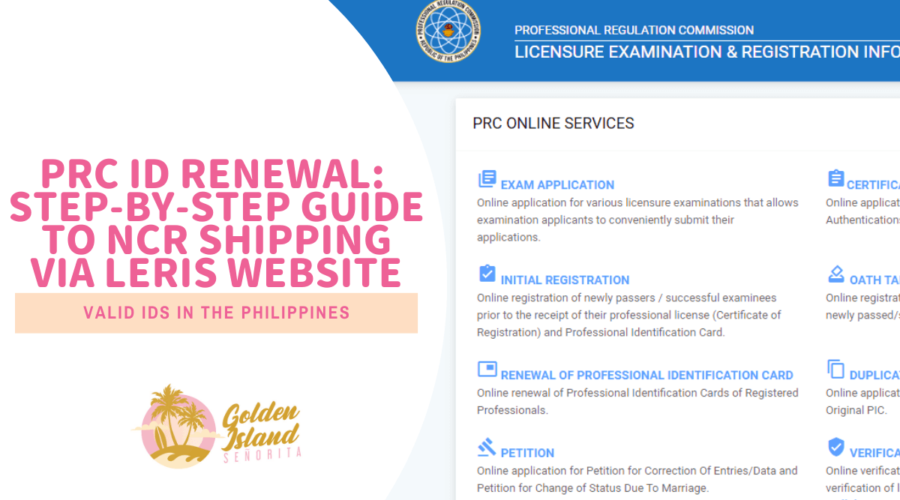 Effortless PRC ID Renewal: Step-by-Step Guide to NCR Shipping via LERIS 1 Effortless PRC ID Renewal: Step-by-Step Guide to NCR Shipping via LERIS