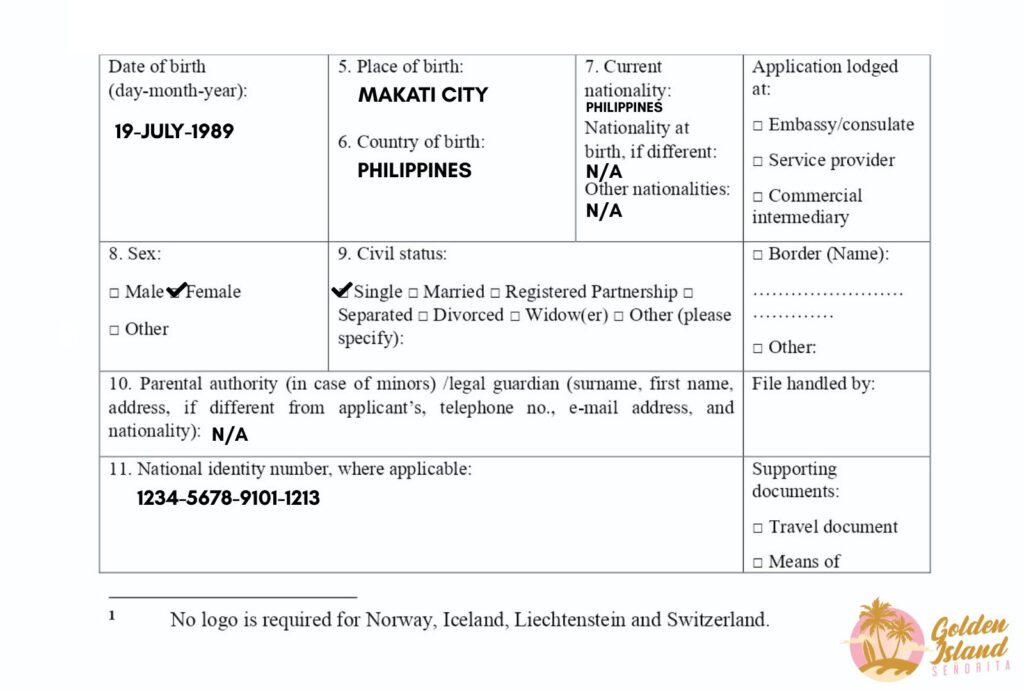 schengen visa application form 002 SCHENGEN VISA APPLICATION FORM (For Tourists): A Step-by-Step Guide on How To Fill Out the Form + Savvy Tips + Expenses Schengen, Schengen Visa, Visa Guide