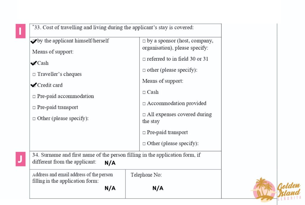schengen visa application form 006 SCHENGEN VISA APPLICATION FORM (For Tourists): A Step-by-Step Guide on How To Fill Out the Form + Savvy Tips + Expenses Schengen, Schengen Visa, Visa Guide